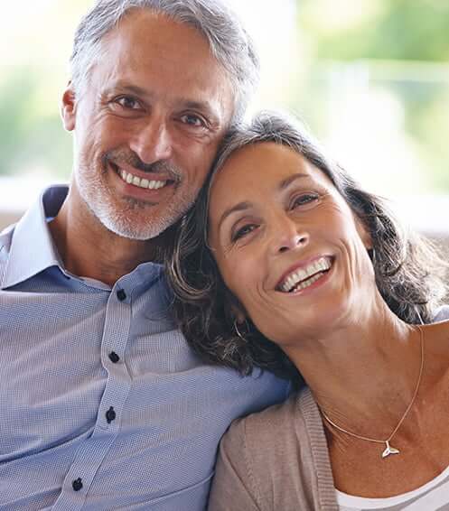 smiling couple