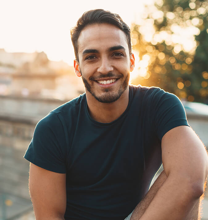 smiling young man