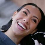 woman in dental chair at a community focused dentist