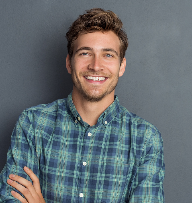 smiling man