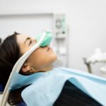 woman using sedation dentistry to help with dental anxiety